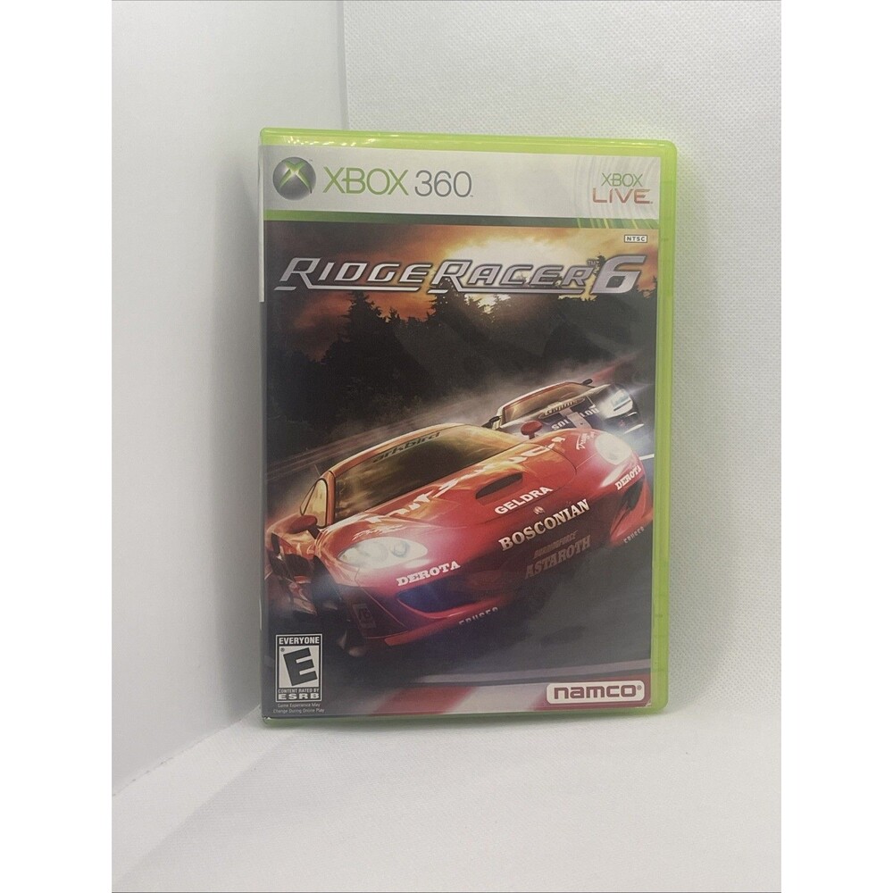 Ridge Racer 6 Xbox 360 Video Game Online Multiplayer Racing Arcade